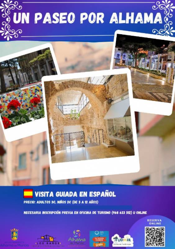 December 10 Guided tour in Spanish of the town centre of Alhama de Murcia