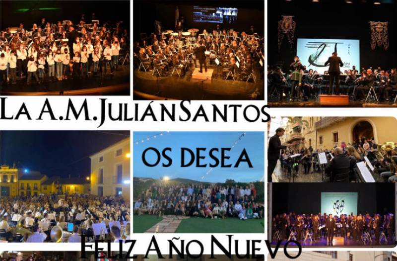 DECEMBER 30 THE TRADITIONAL JULIÁN SANTOS END OF YEAR CONCERT IN JUMILLA
