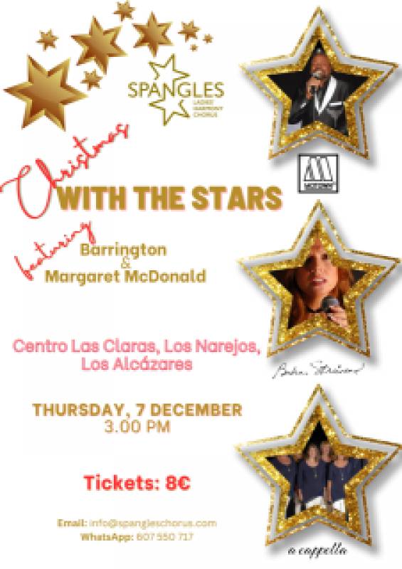 December 7 Spangles Ladies Harmony Chorus Christmas Show in Los Alcazares