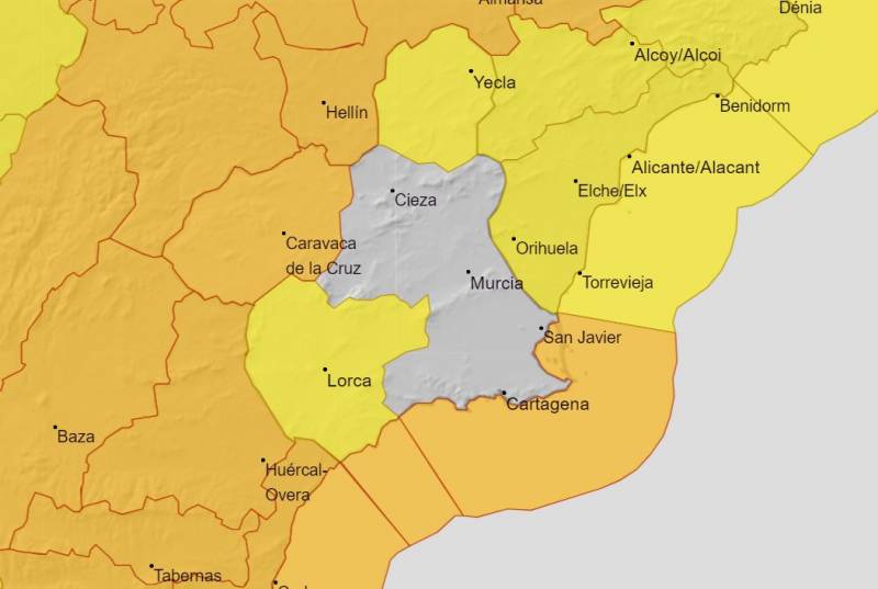 Murcia weather warning for very strong winds: Weekend forecast November 2-5