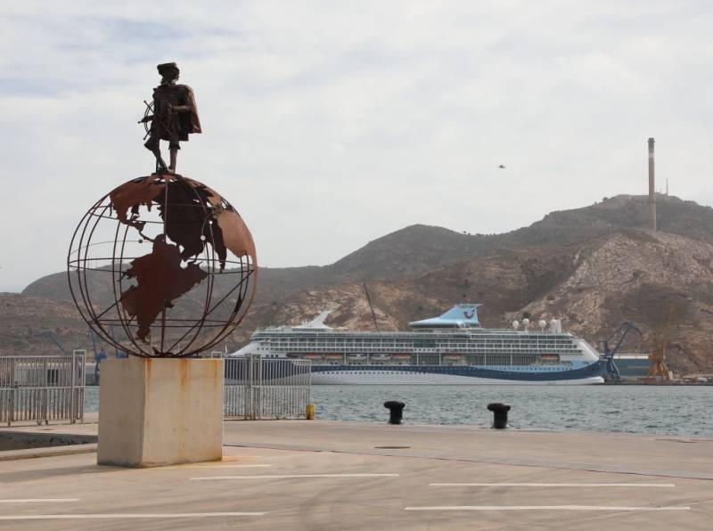 First ever cruise ship to be repaired in the Port of Cartagena