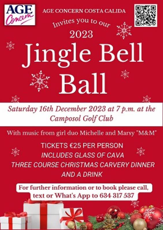 December 16 Age Concern Jingle Bell Ball at Camposol Golf Club