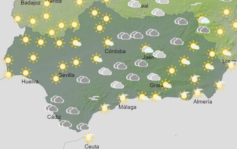 Dry, bright and warm in mid-November: Andalucia weekend weather forecast November 9-12