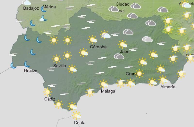 Dry, bright and warm in mid-November: Andalucia weekend weather forecast November 9-12
