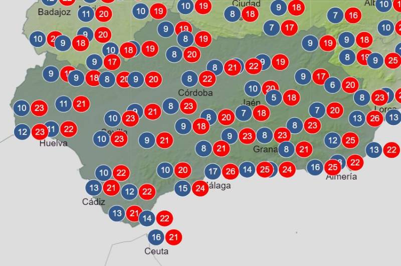 Dry, bright and warm in mid-November: Andalucia weekend weather forecast November 9-12
