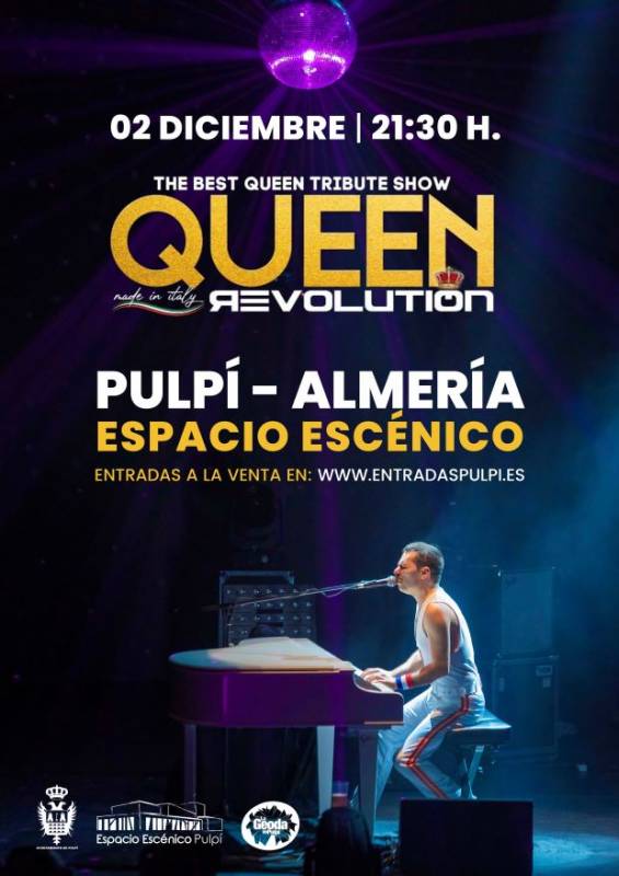 December 2 Queen Tribute concert in Pulpí