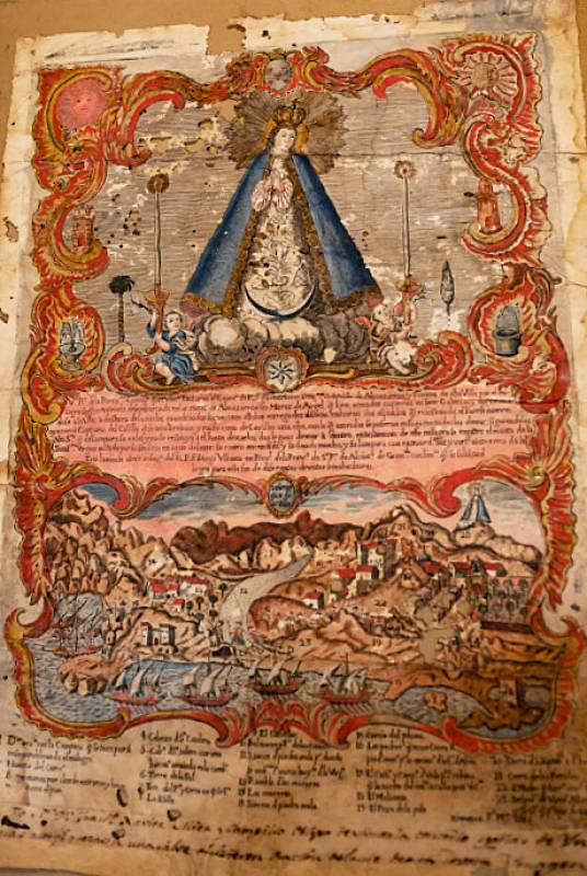 A new miracle in Mazarron as a lost 18th century print illustrates the Miracle of 1585