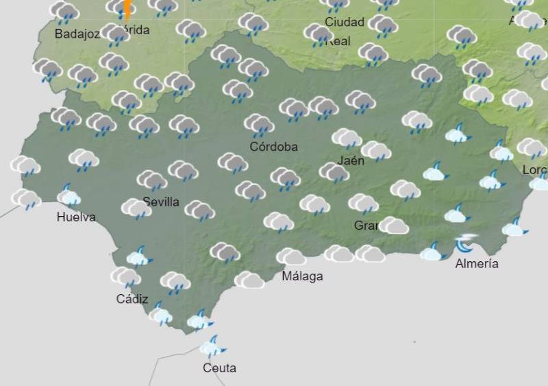 Andalusia weekly weather forecast December 4-10: Finally, some much-needed rain