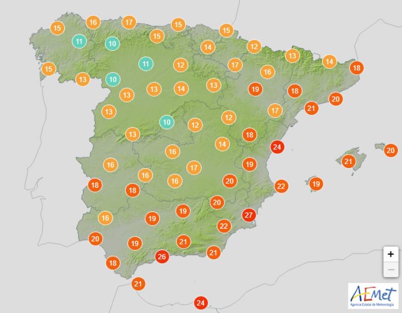 Temperatures reach record highs: Spain weather forecast December 11-14