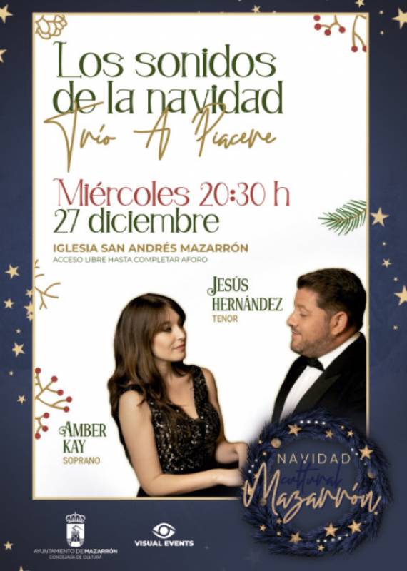Christmas and New Year free concerts and exhibitions in Mazarron 2023-24