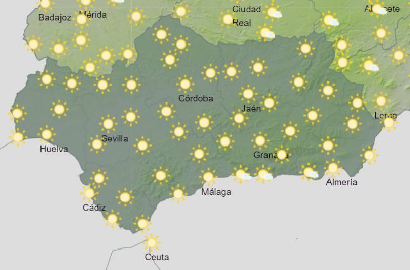 Andalusia weekly weather forecast December 18-24: Christmas shopping in the sun