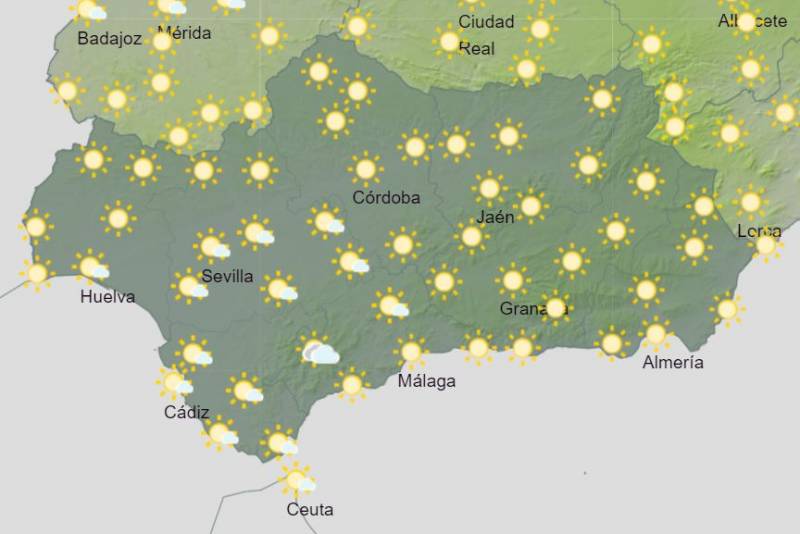 Andalusia weekly weather forecast December 18-24: Christmas shopping in the sun