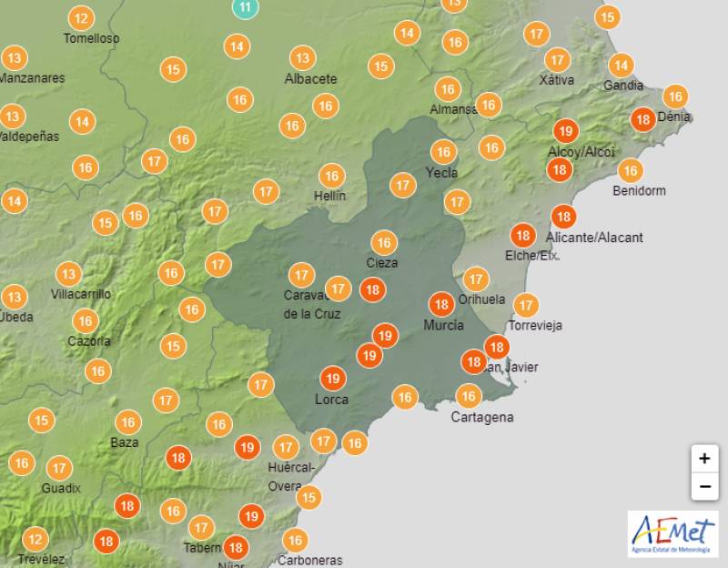 Murcia New Year weather forecast: Dec 27-Jan 1