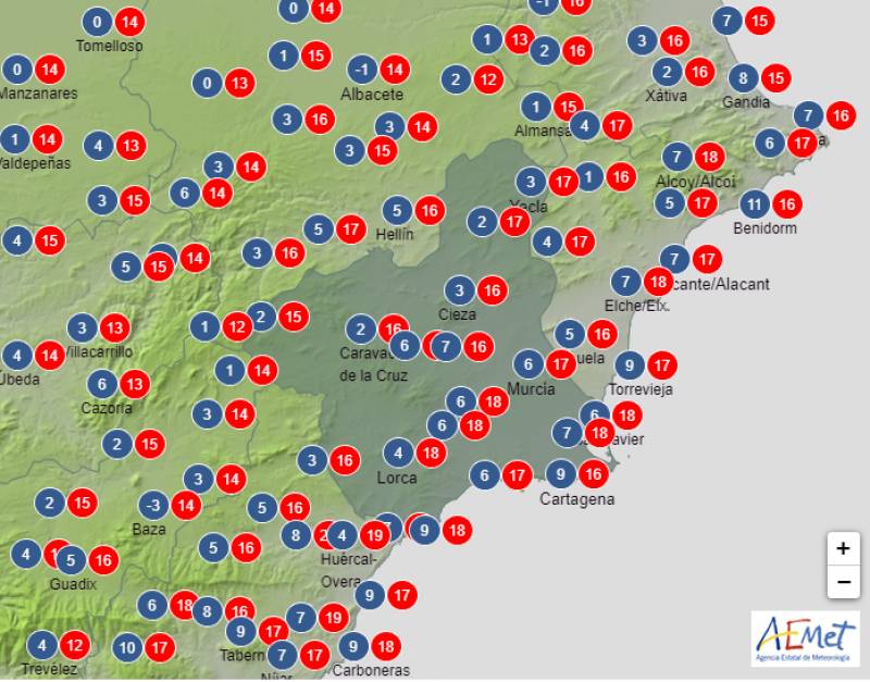 Murcia New Year weather forecast: Dec 27-Jan 1