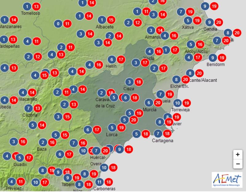 Murcia New Year weather forecast: Dec 27-Jan 1