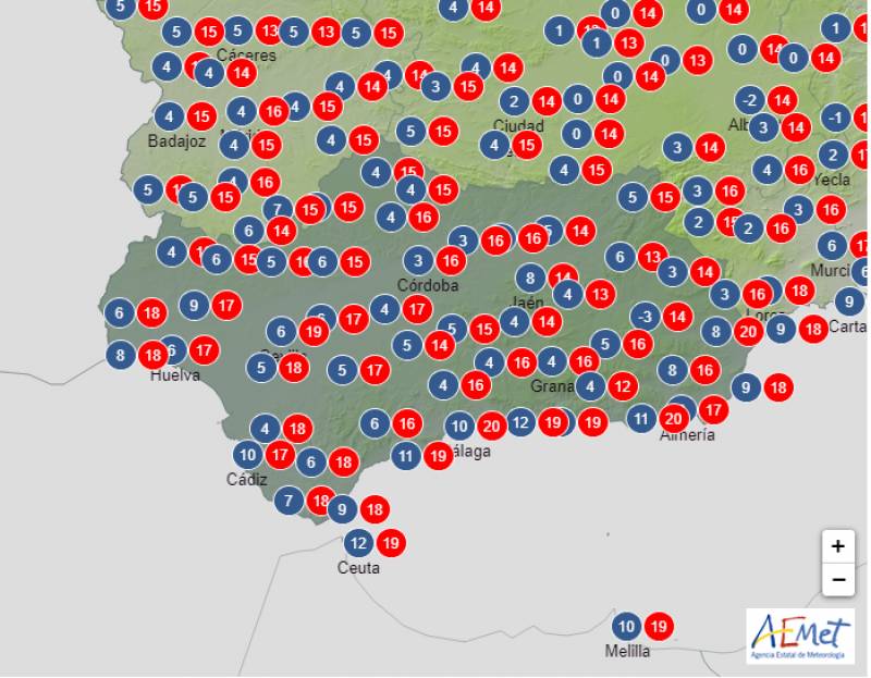New Year temperatures rise by 3 degrees: Andalucia weather forecast Dec 27-Jan 1
