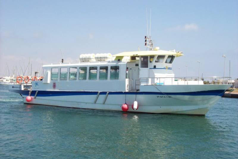 Ferry service between Santiago de la Ribera and La Manga del Mar Menor