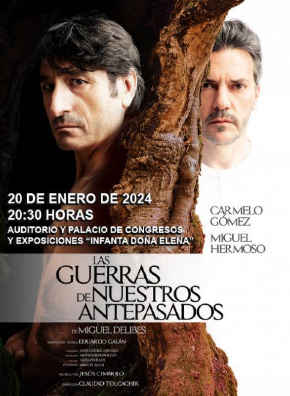 April 25 Las Guerras de Nuestros Antepasados, Spanish drama at the seafront auditorium in Aguilas