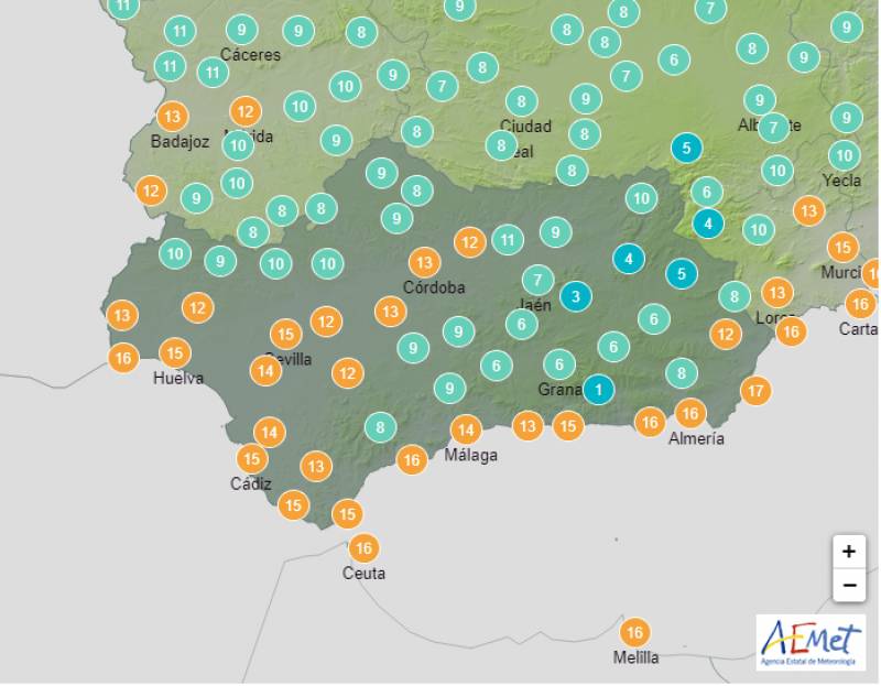 Andalucia Three Kings weather forecast: Jan 4-7