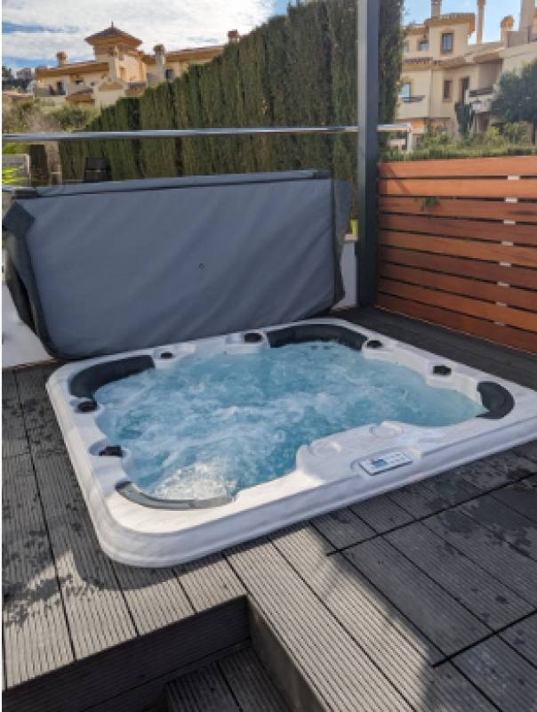Eurospas install luxury hot tubs for two lucky customers on Camposol and La Manga Club