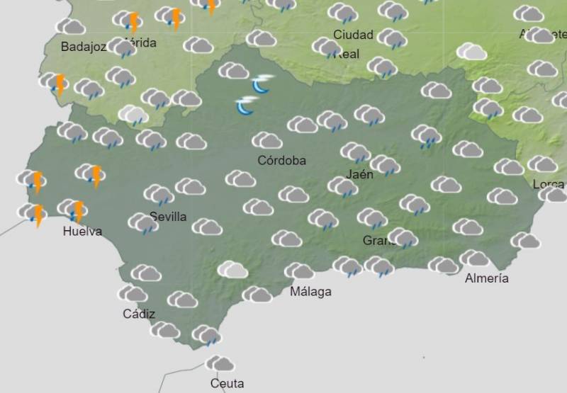 Get ready for a drenching: Andalusia weekly weather forecast January 15-21