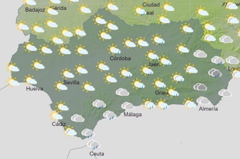 Get ready for a drenching: Andalusia weekly weather forecast January 15-21