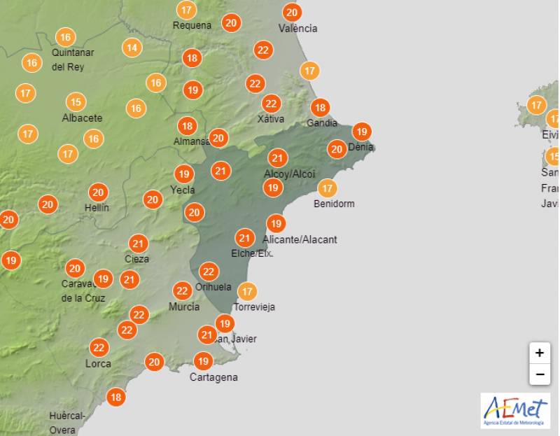 Summery temperatures make a comeback: Alicante weather forecast Jan 22-28