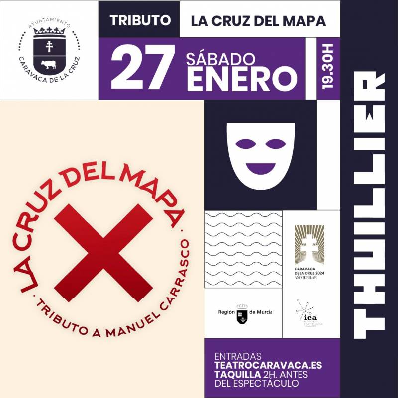 January 27 Manuel Carrasco tribute concert at the Teatro Thuillier in Caravaca