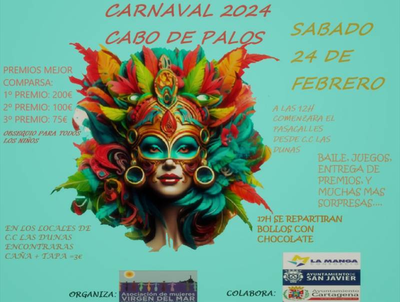 Saturday February 24 Cabo de Palos Carnival