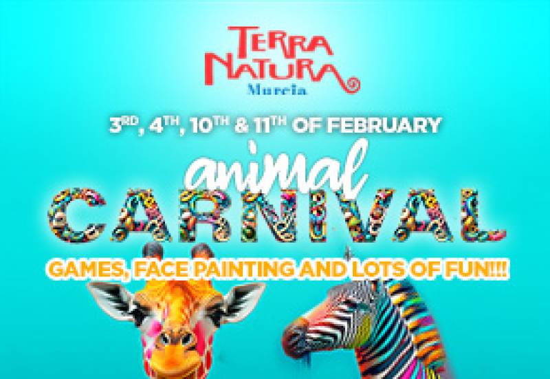 February 3, 4, 10 and 11 Terra Natura Murcia Animal Carnival activities