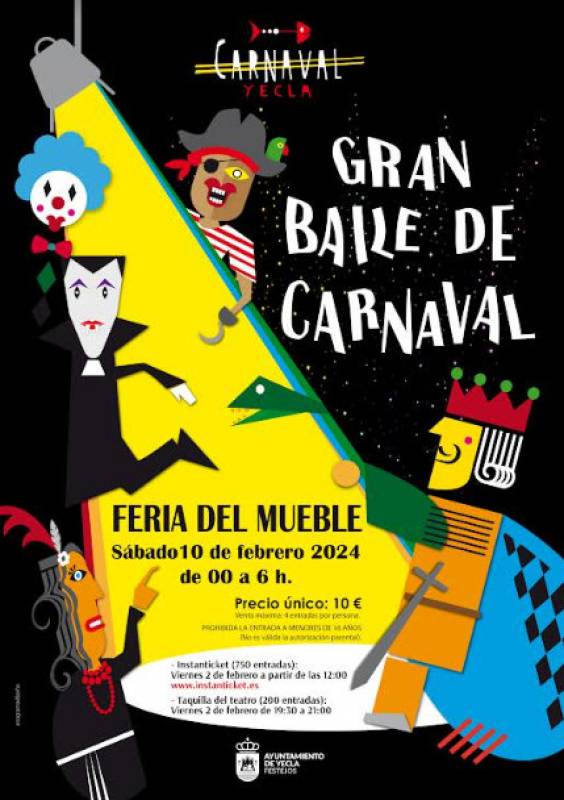 February 2 to 11 Carnival 2024 in Yecla!