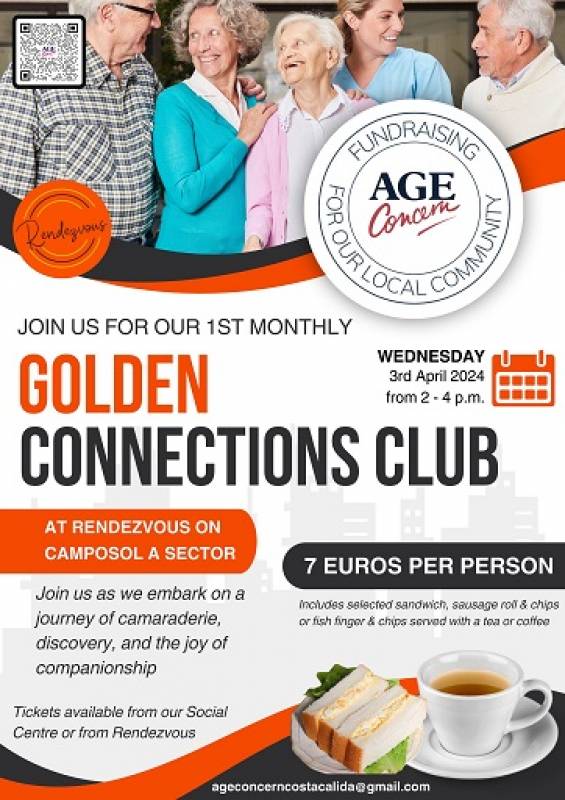 April 3 Age Concern Golden Connections Club inaugural meeting
