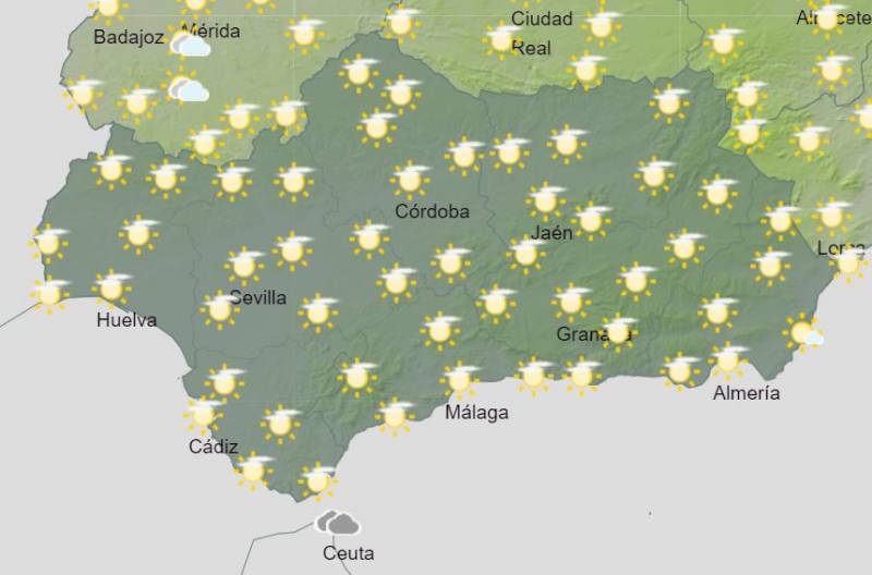 Rainstorms, thunder and lightning later this week: Andalusia weather forecast February 5-11