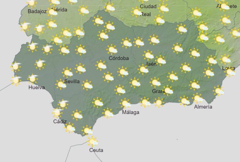 Andalusia weather forecast February 12-18: Dry and sunny once again