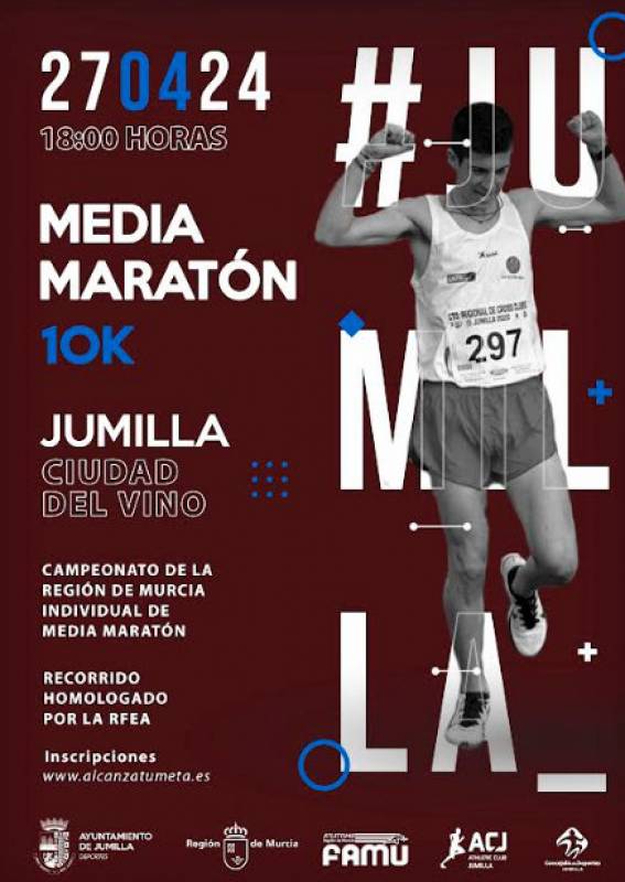 APRIL 27 JUMILLA HALF-MARATHON AND 10 KM RACE