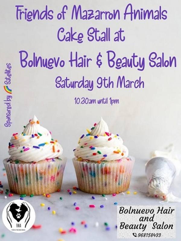 March 9 FMA Cake and pastry stall at Bolnuevo Hair & Beauty Salon
