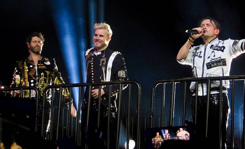 July 21 Legendary Take That live at the Tio Pepe Festival in Jerez, Andalucia