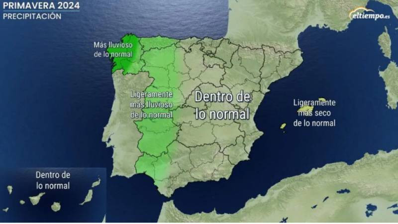 Spring arrives in Spain with a forecast of warm temperatures but little rainfall