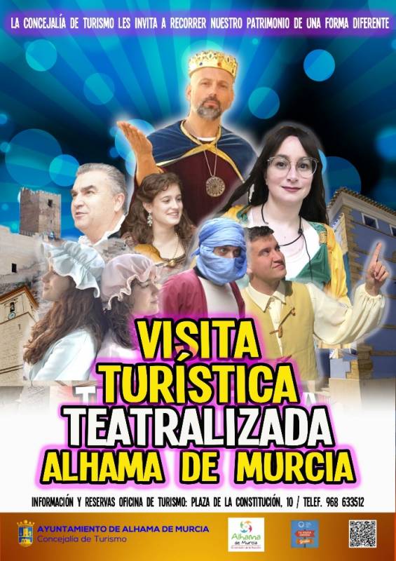 MAY 19 FREE DRAMATIZED TOUR IN SPANISH OF THE OLD TOWN CENTRE OF ALHAMA DE MURCIA