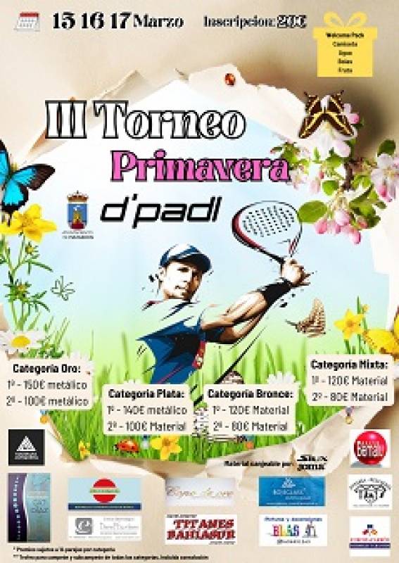 March 15-17 Padel Tournament at the D'PADL Mazarron club headquarters