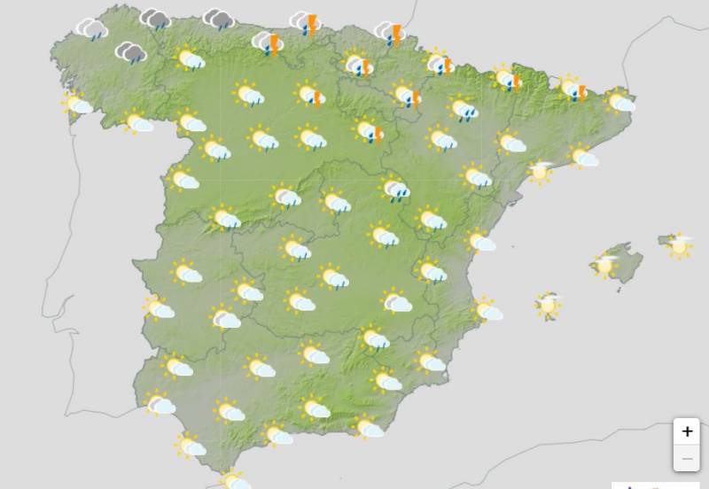 Showers for the start of spring: Spain weather forecast March 18-21