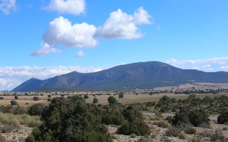 The Sierra de Mojantes in Caravaca de la Cruz
