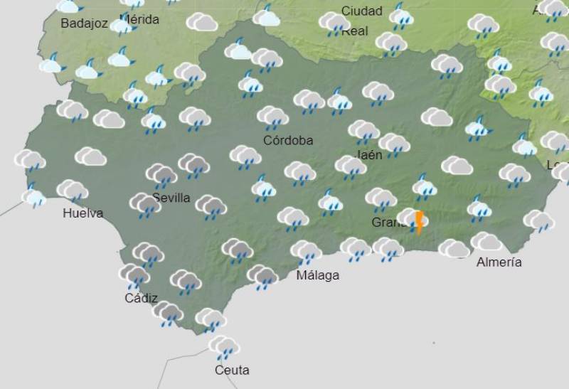 A windy weekend before rain next week: Andalusia weather forecast March 21-24