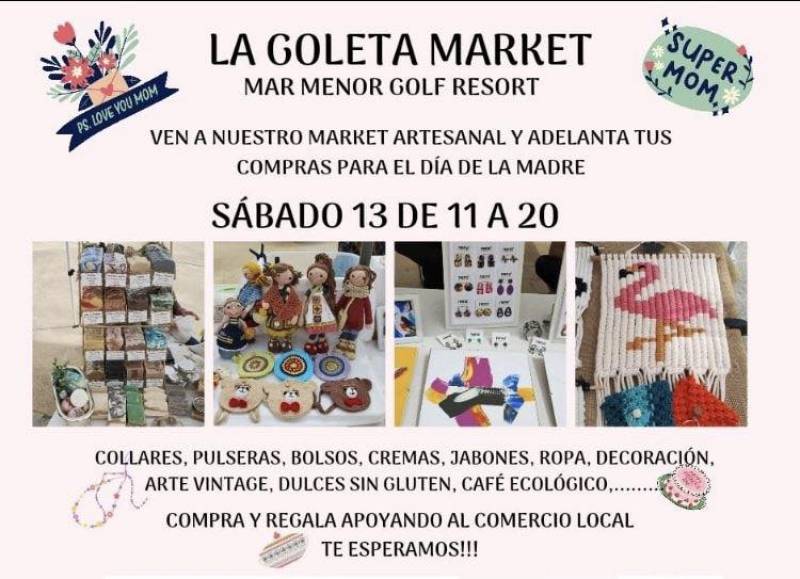 April 13 and 14 Two great craft markets for Mar Menor Golf Resort and Torre Pacheco