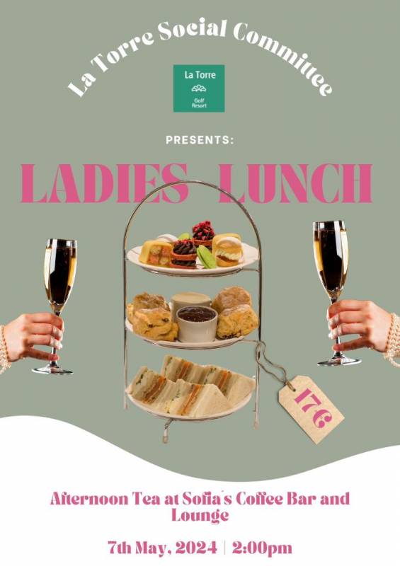May 7 Ladies Lunch at La Torre Golf Resort