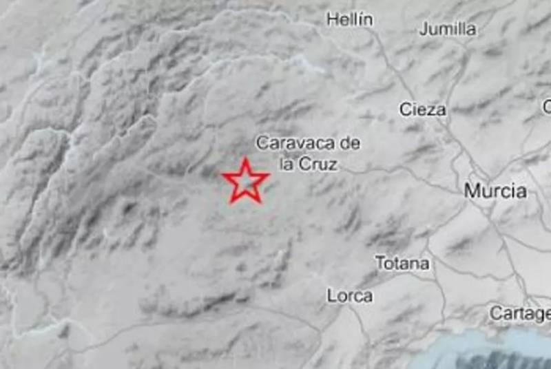 Earthquake this Sunday in northern Murcia
