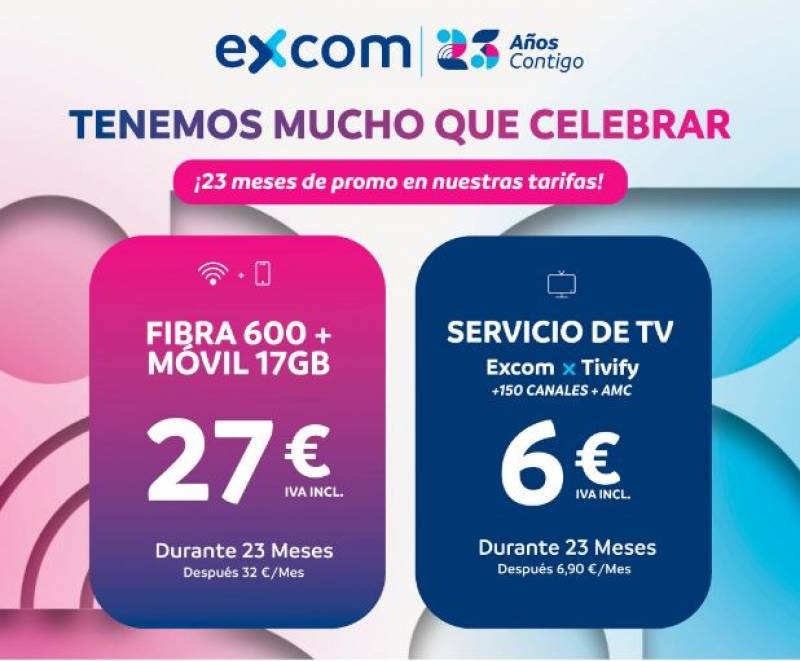 Excom celebrates its 23rd anniversary with 23 months of promotions