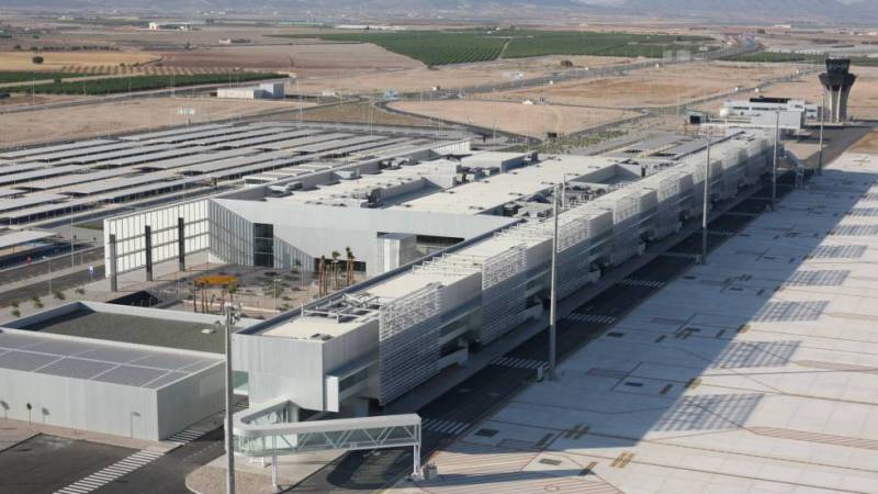 Murcia Airport passenger numbers for 2024 have been slightly better than last year