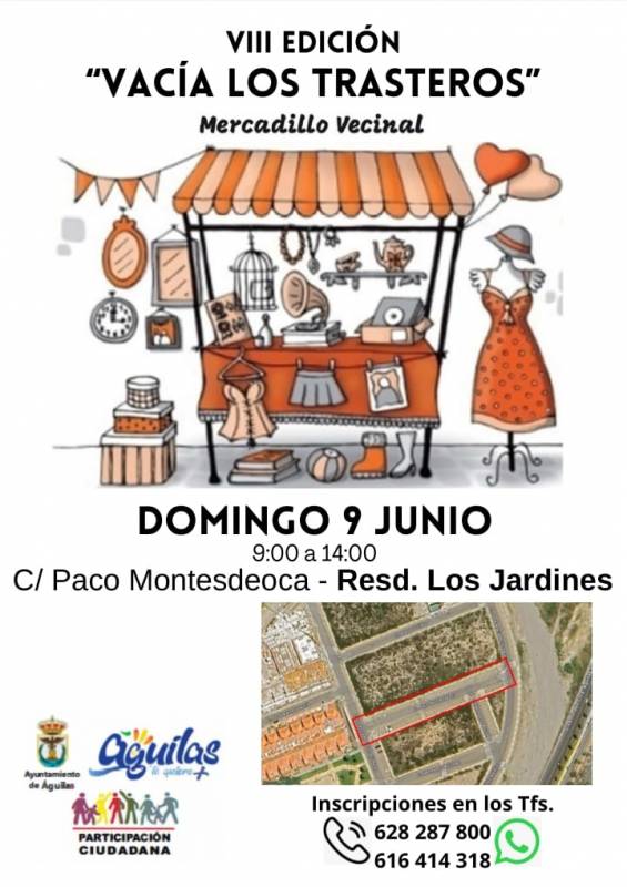 June 9 Jumble sale in Aguilas