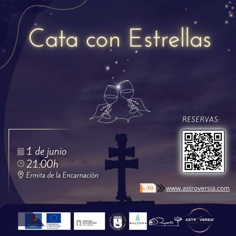 June 1 An evening of wine and cheese under the stars in Caravaca de la Cruz